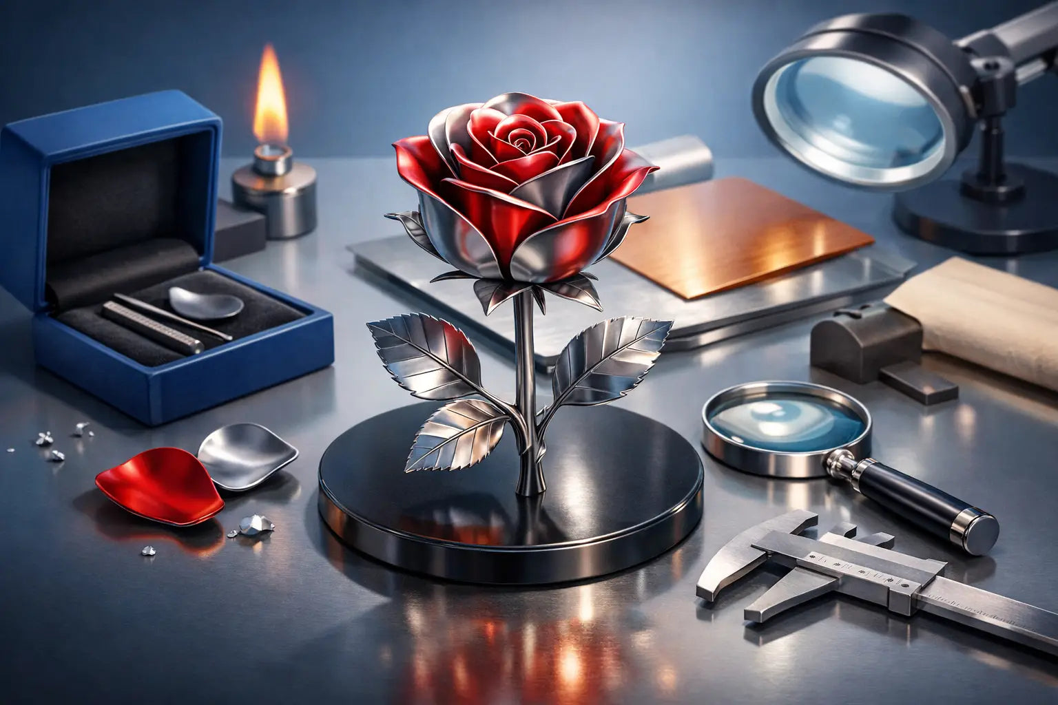 Metallrose kaufen - worauf es wirklich ankommt