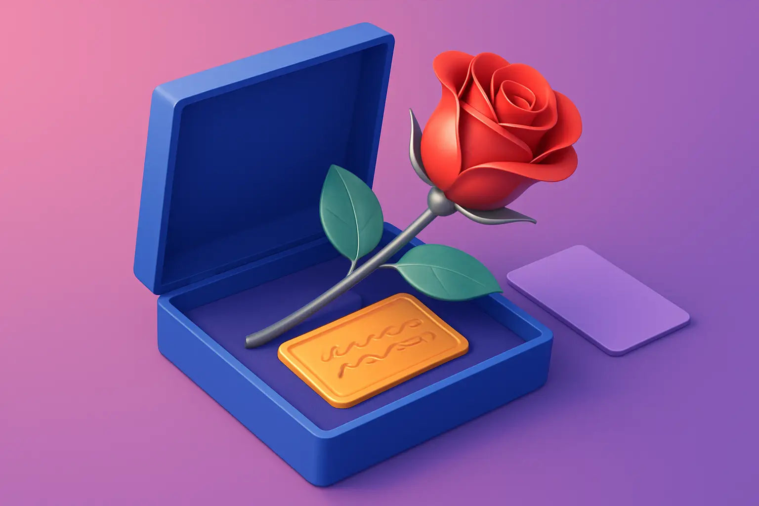 Stahlrose mit Widmung bestellen: so wird sie perfekt