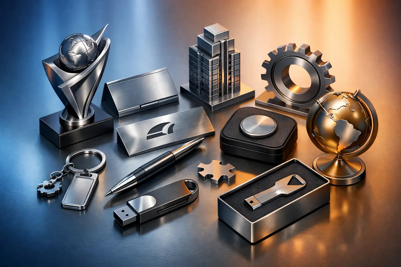 Individuelle Metallgeschenke für Firmen
