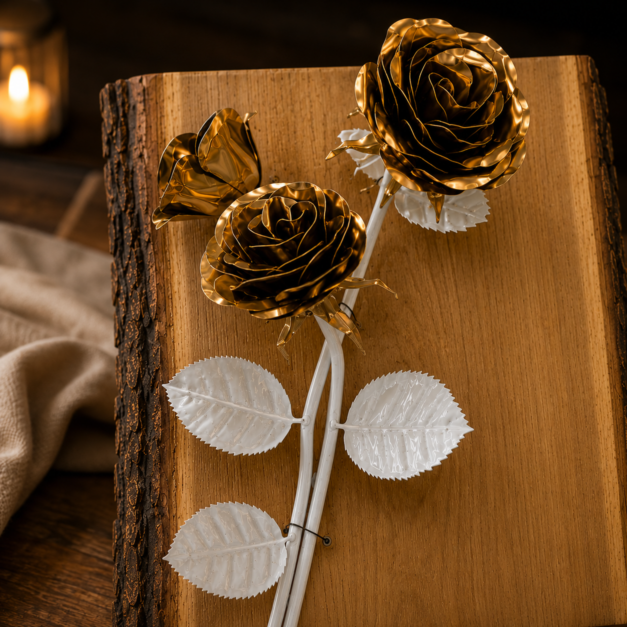 Personalisierte Stahlrose mit Gravur – Muttertagsgeschenk für Mama
