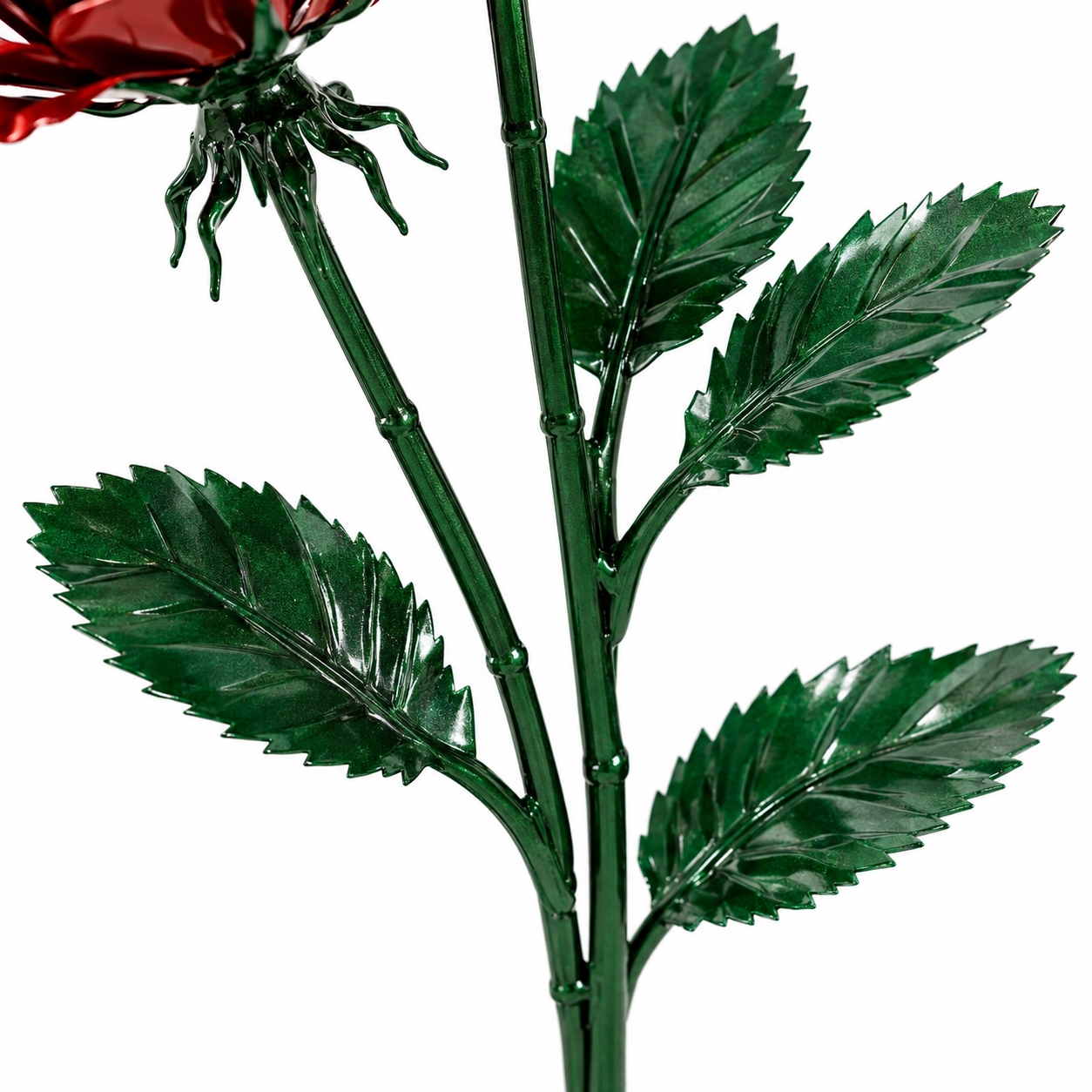 Rosenstrauß aus Stahl – Handgefertigt & Individuell konfigurierbar