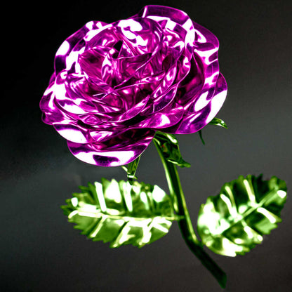 Stahlrose mehrfarbig ohne Zierkette